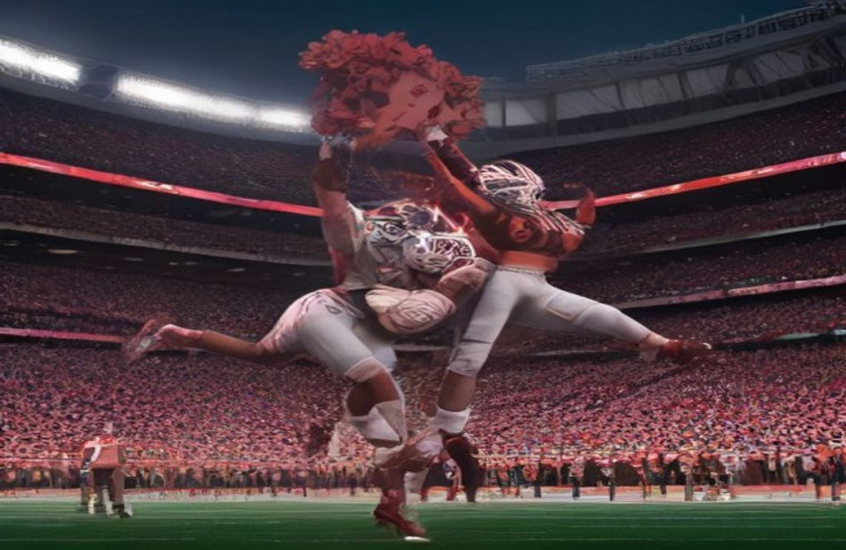 Ohio State Football AI Background