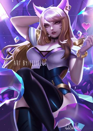 kda ahri shirt