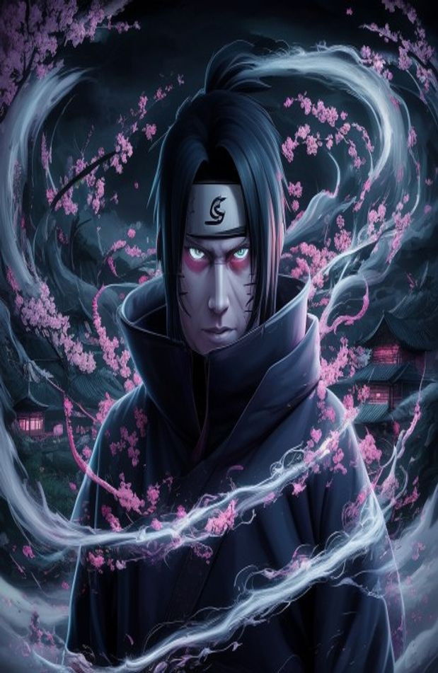 Cool Itachi AI Wallpaper