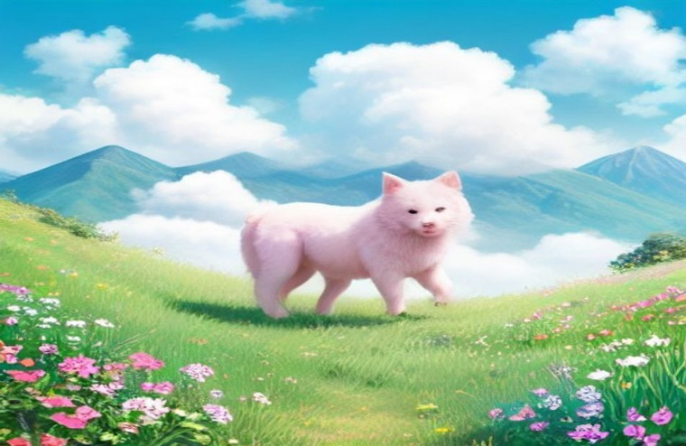 Cute AI Background Image