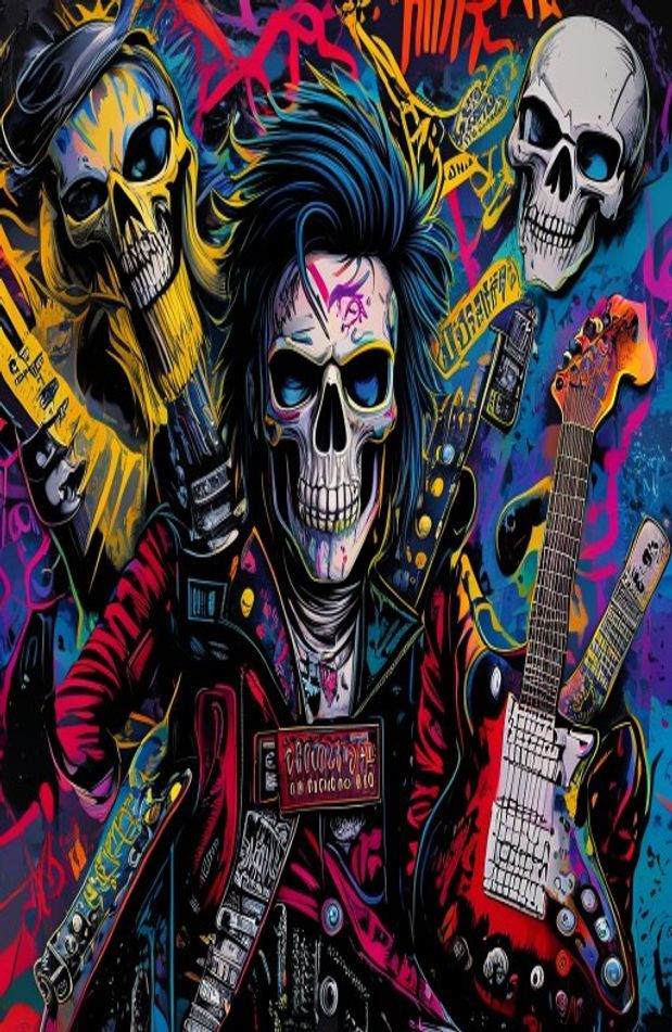 Punk Rock AI Wallpaper