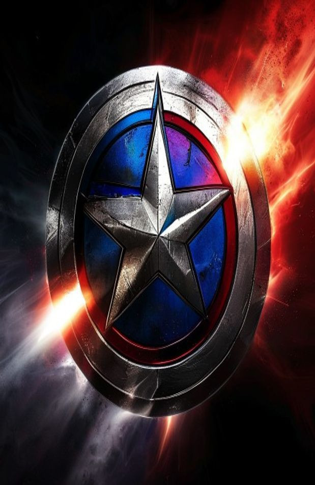 Captain America Shield AI Wallpaper HD