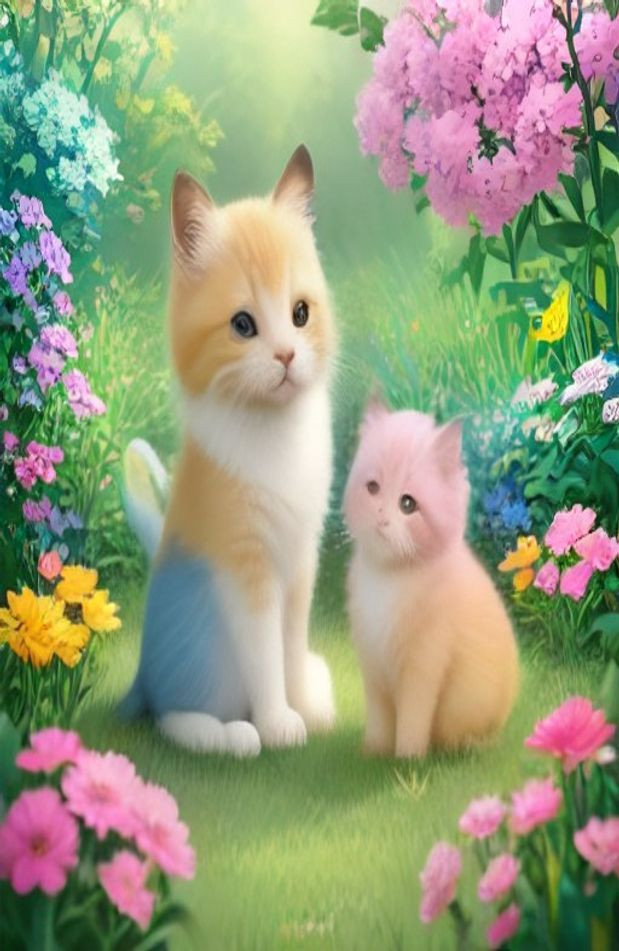 Cute Bff AI Wallpaper