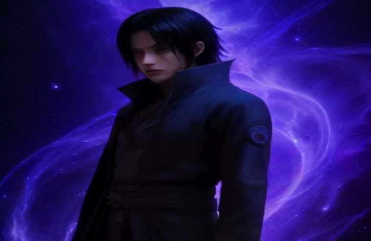 Sasuke Rinnegan AI Wallpaper
