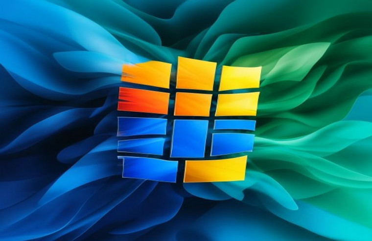 Microsoft Windows Logo AI Wallpaper