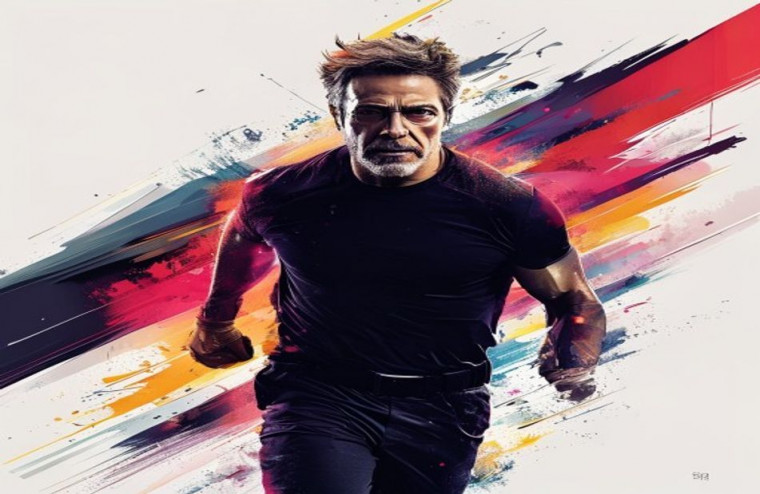 Robert Downey Jr AI Wallpaper