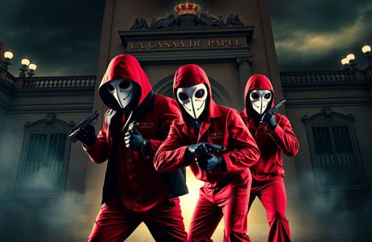 La Casa De Papel AI Wallpaper