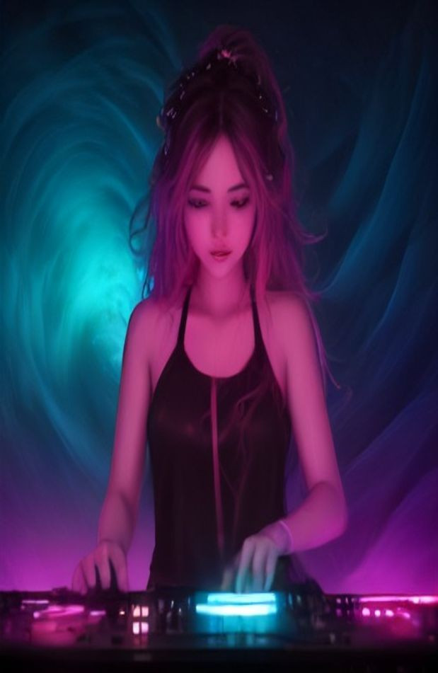 Girl Dj AI Wallpaper HD