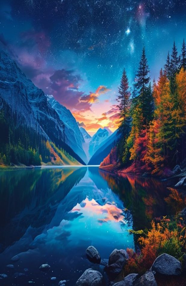 Dual Screen AI Wallpaper