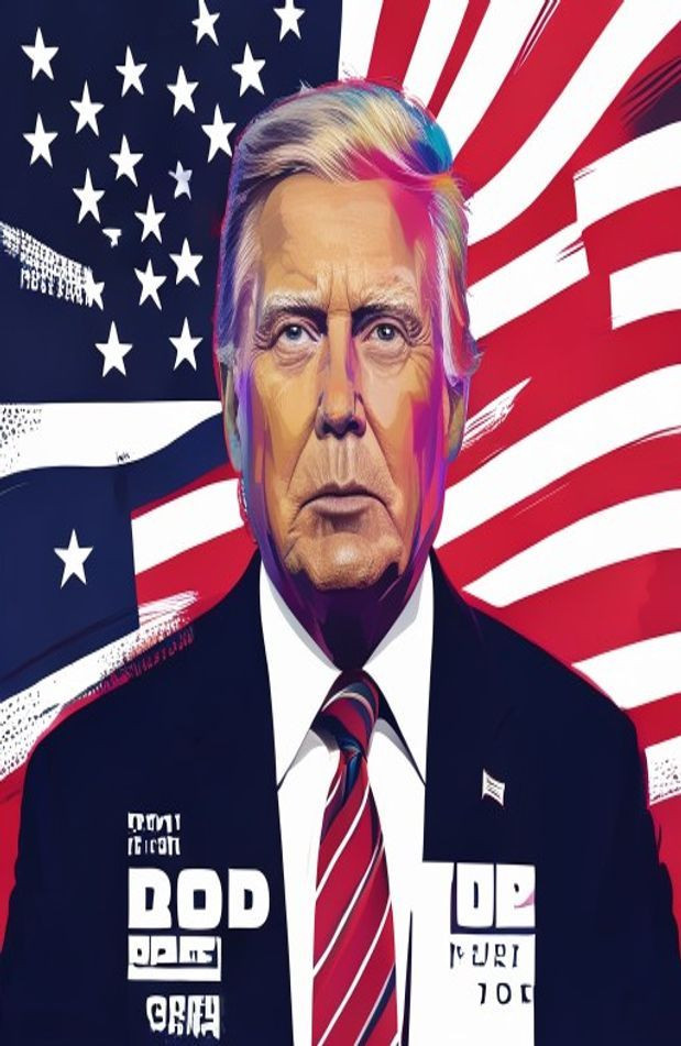 Donald Trump AI Wallpaper