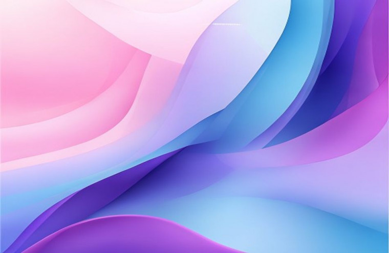 Pink Purple And Blue AI Wallpaper