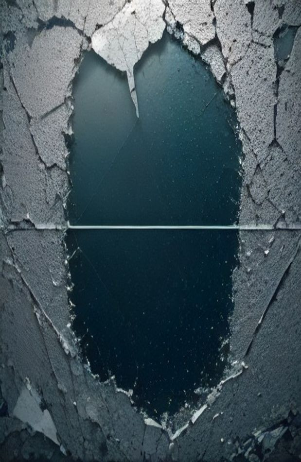 Cracked Tv Screen Prank AI Wallpaper