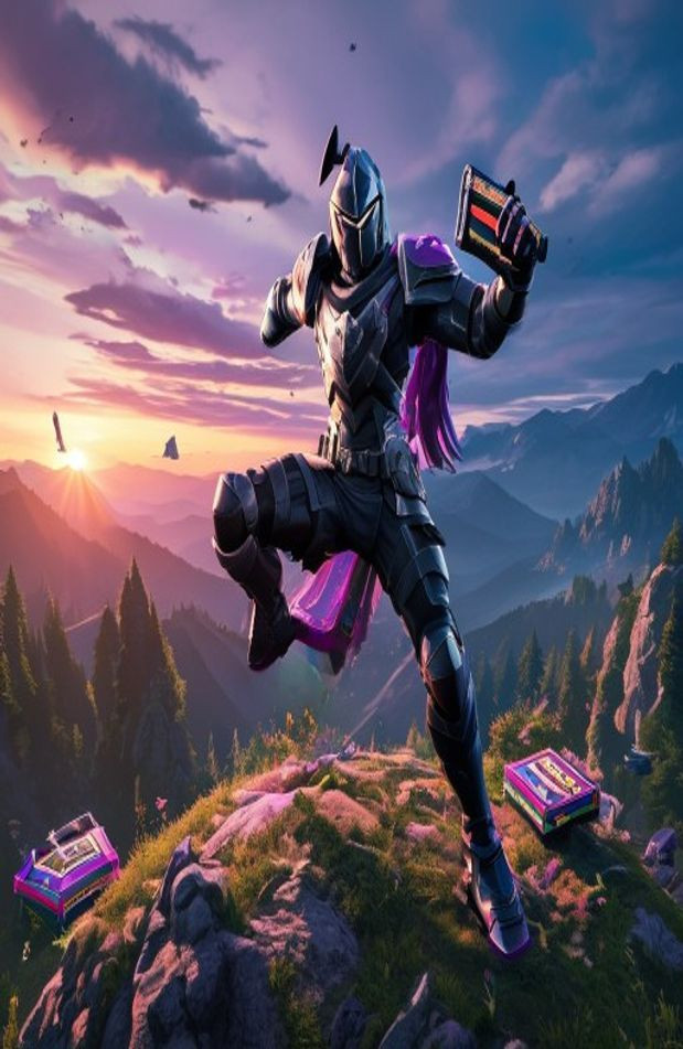 Fortnite Black Knight AI Wallpaper