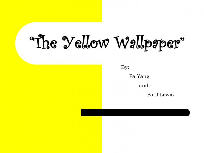 [47+] The Yellow Wallpaper Analysis Symbolism on WallpaperSafari