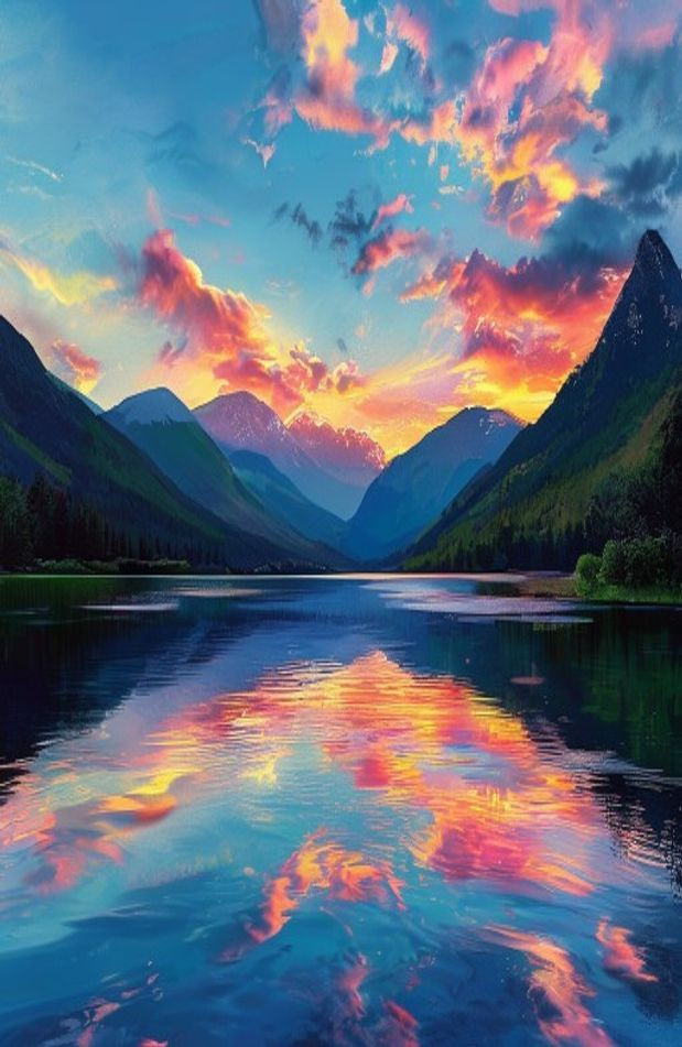 Beautiful HD AI Wallpaper Wide 1080p