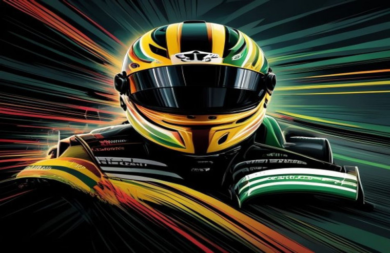 Ayrton Senna AI Wallpaper