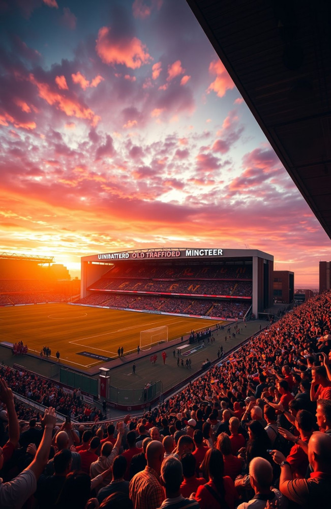 Old Trafford AI Wallpaper HD