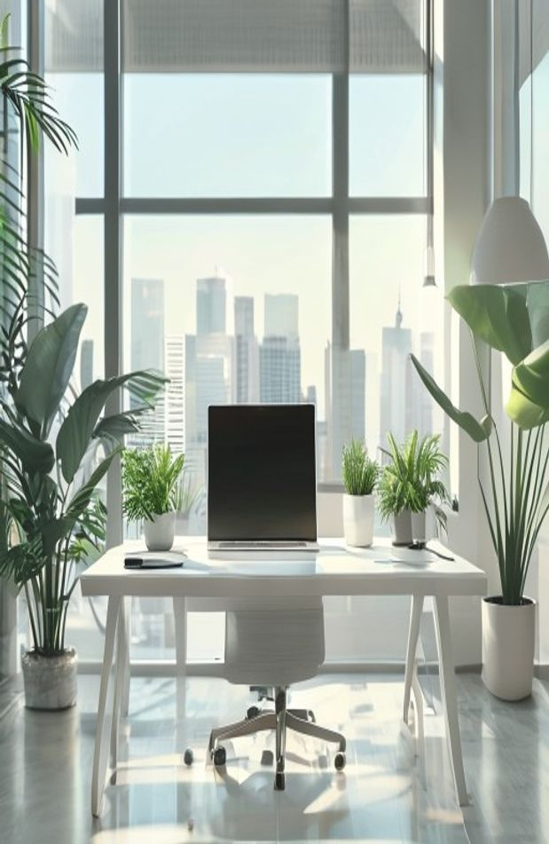 Office Work AI Wallpaper