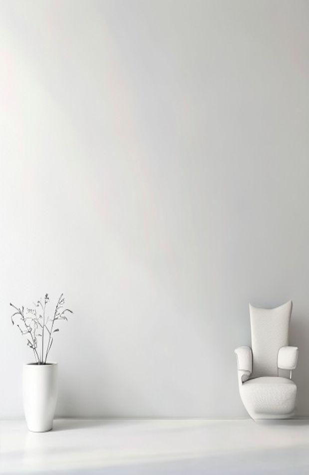 All White AI Wallpaper