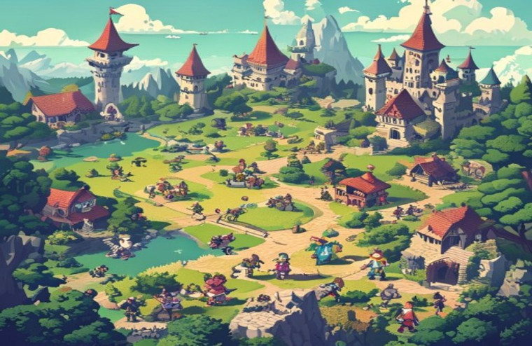 Old School Runescape AI Wallpaper