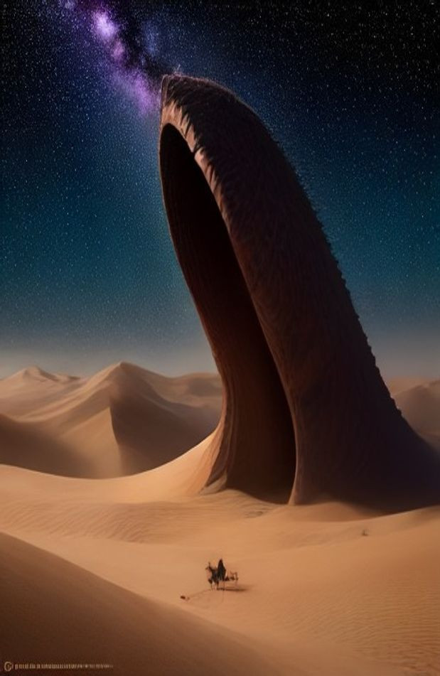 Frank Herbert S Dune AI Wallpaper