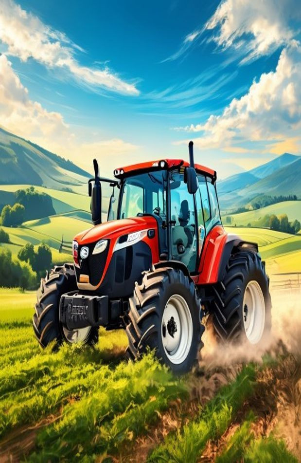 Case Ih Tractor AI Wallpaper