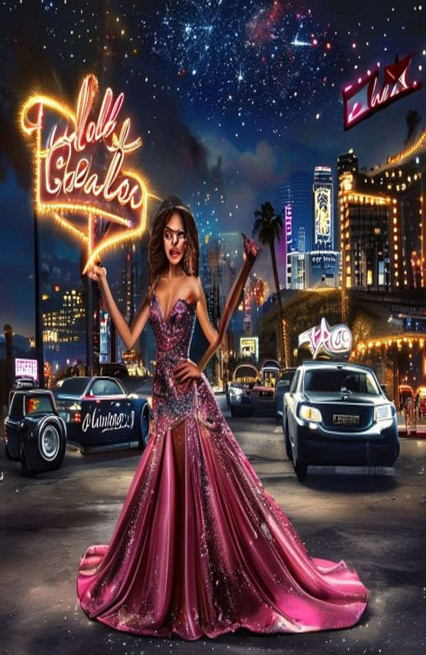 Hollywood Girls AI Wallpaper
