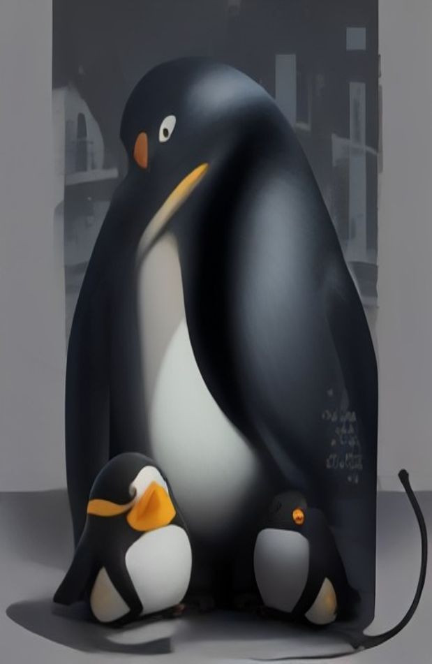 Linux Vs Windows AI Wallpaper
