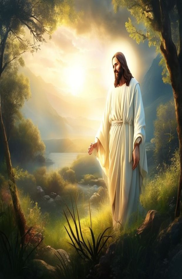 HD Jesus AI Wallpaper