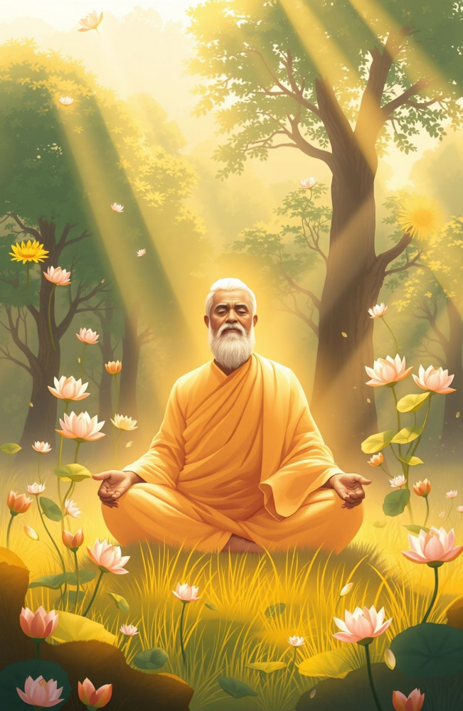 Swami Vivekananda AI Wallpaper