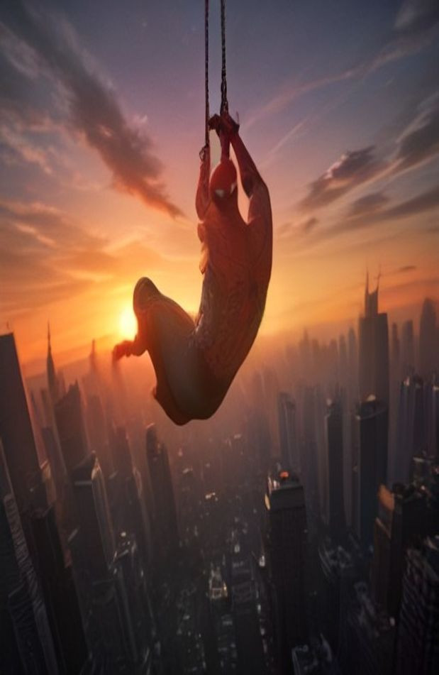 Spiderman 3d AI Wallpaper