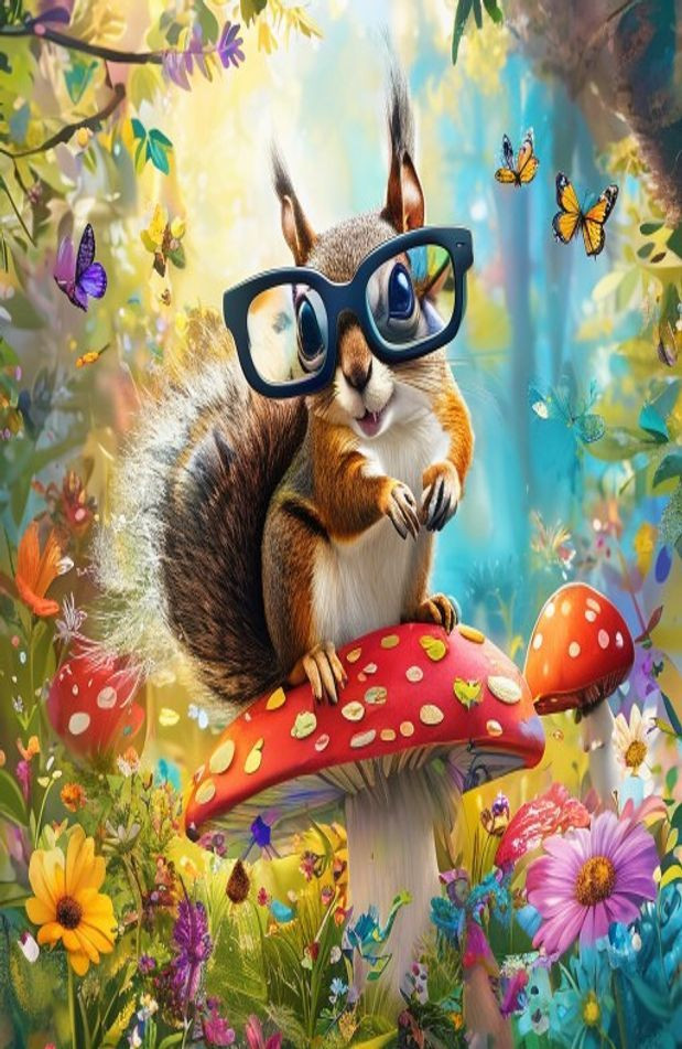 Funny Nature AI Wallpaper