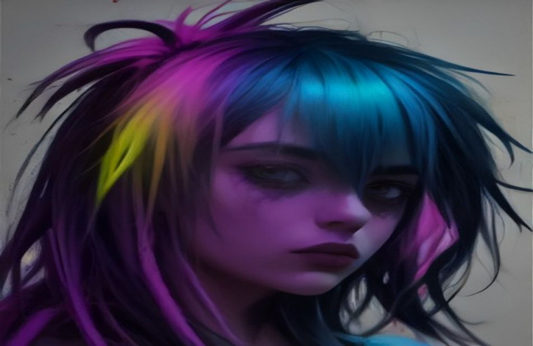 Billie Eilish Logo AI Wallpaper