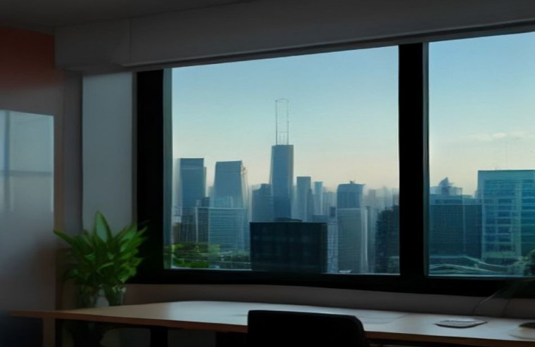 3d Office AI Wallpaper