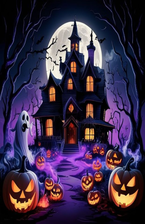 Halloween AI Wallpaper