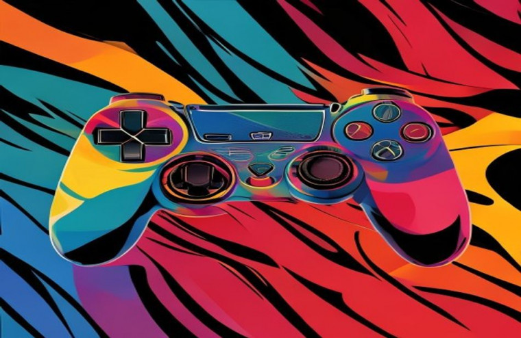 Playstation Controller AI Wallpaper