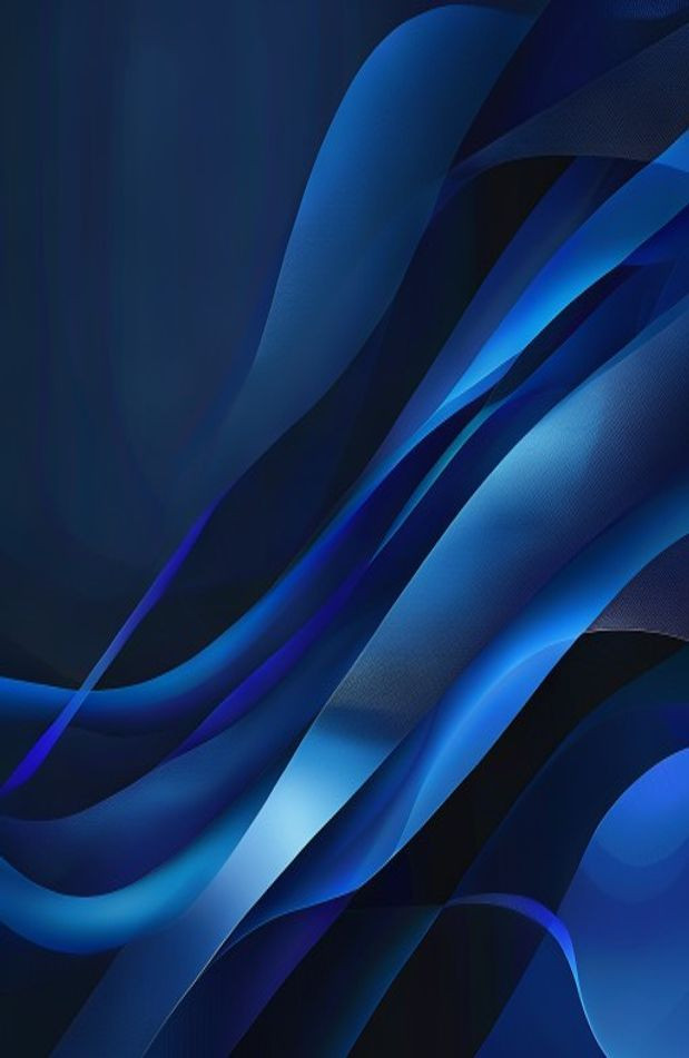 Dark Blue HD AI Wallpaper