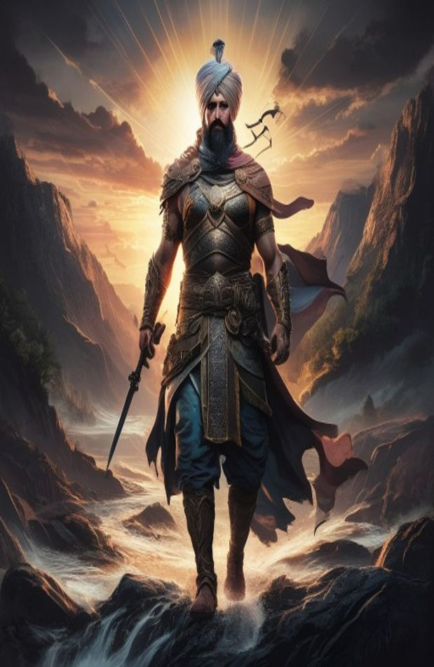 Sikh Warrior AI Wallpaper