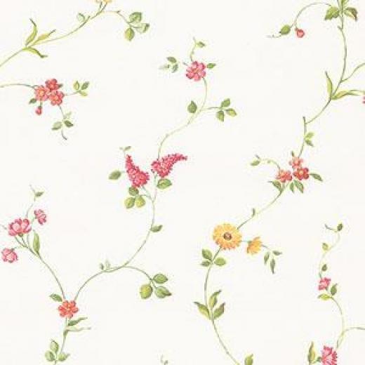 Free download wallpaper with floral print floral design wallpaper retro ...