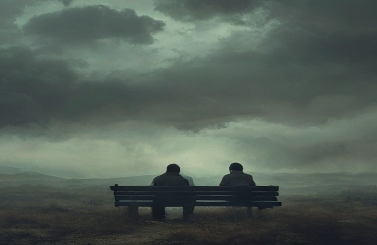 Sad Alone AI Wallpaper HD
