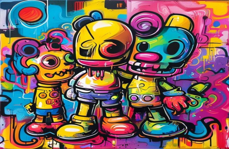 Kaws HD AI Wallpaper