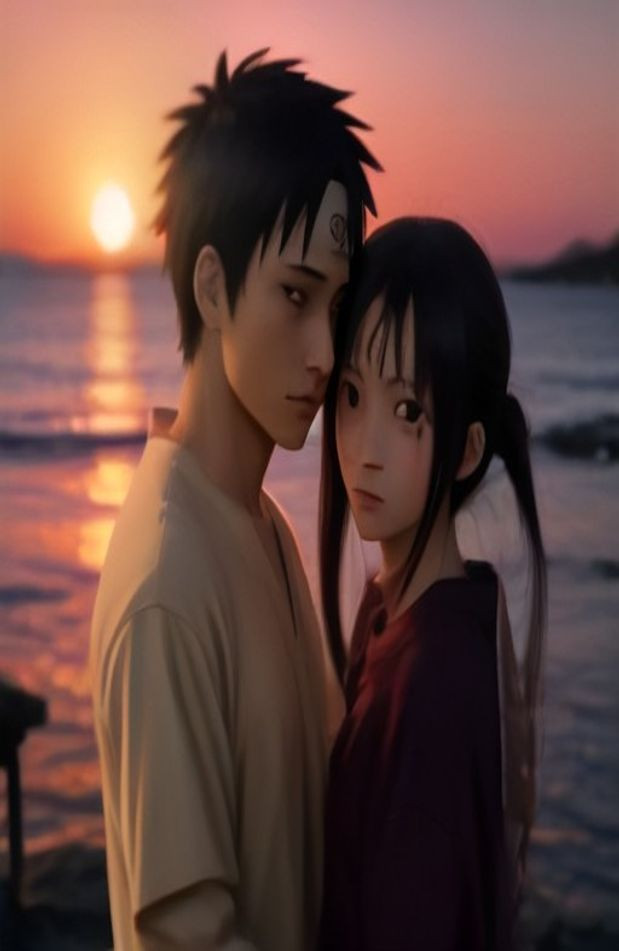 Obito And Rin AI Wallpaper