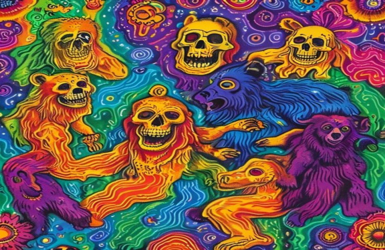 Grateful Dead AI Wallpaper