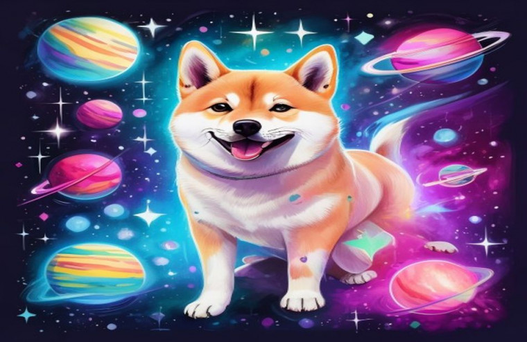 Doge Space AI Wallpaper