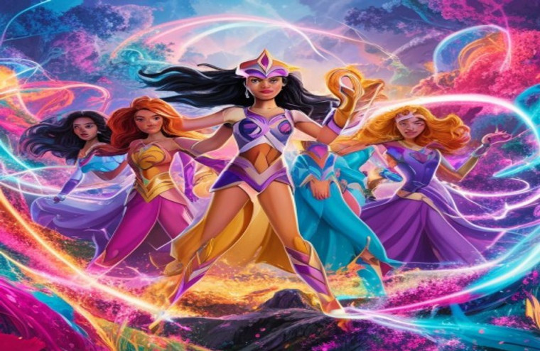 She Ra And The Princesses Of Power AI Wallpaper