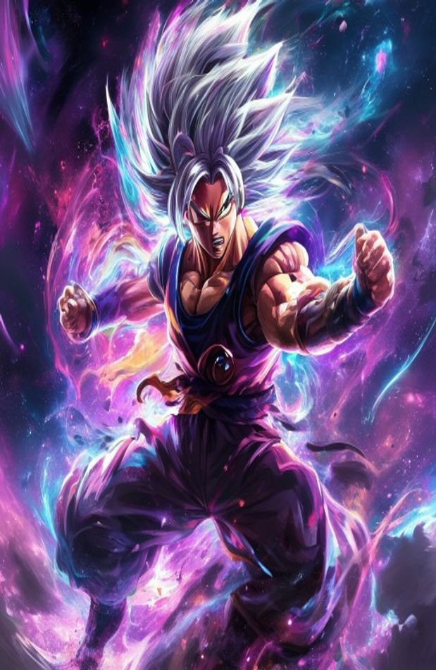 Super Saiyan AI Wallpaper