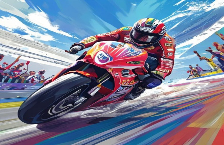 Marc Marquez AI Wallpaper