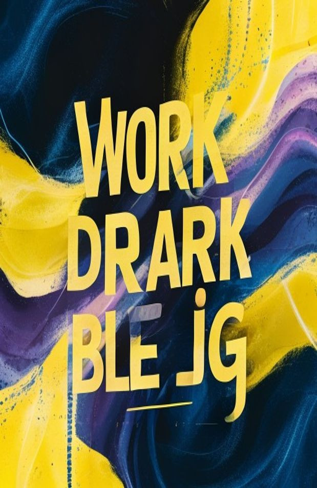 Work Hard Dream Big AI Wallpaper