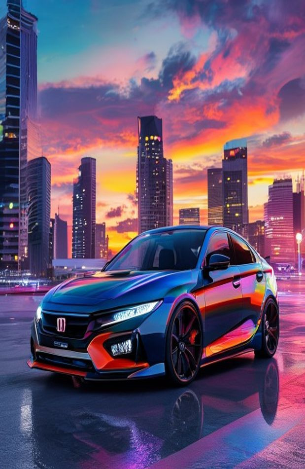 Honda Civic AI Wallpaper