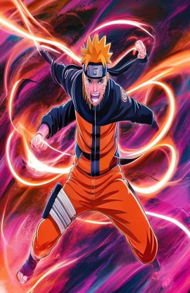 Baryon Naruto AI Wallpaper